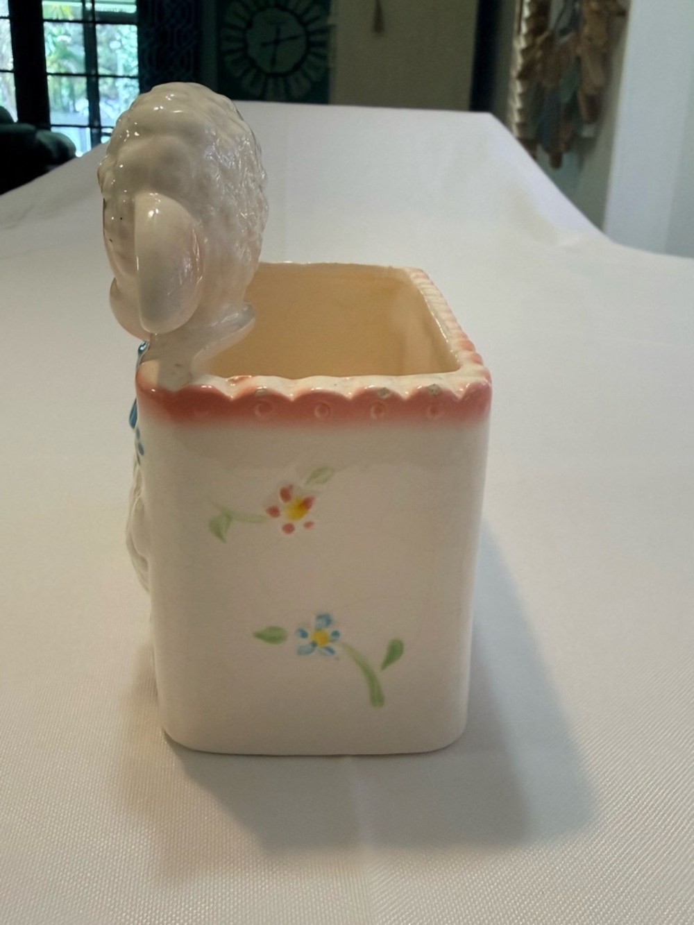 Vintage planter Nancy Pew baby lamb - Picture 2 of 7